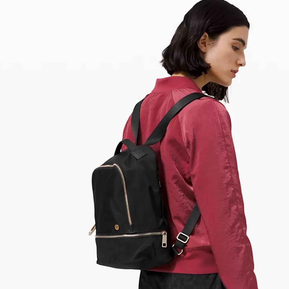 NWT LULULEMON City Adventurer Backpack Mini 11L - Black w/ Gold Hardware